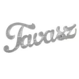 Tavasz felirat fa szürke 15cm