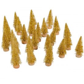 Mini fenyő arany 6cm 20db-os
