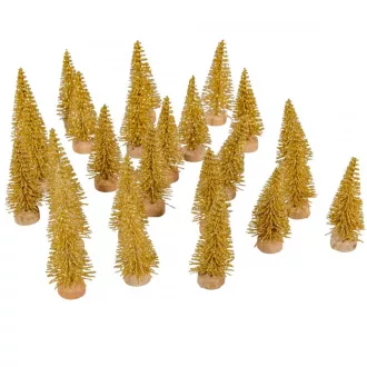 Mini fenyő arany 6cm 20db-os