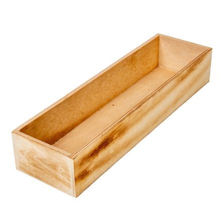 Dekor láda natúr M6x35x10cm