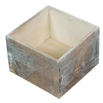 Fa doboz szürke M8x11x11cm 