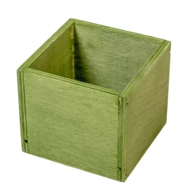 Dekoláda country-zöld rusztikus kocka M8x9x9cm