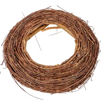 Fészek koszorú barna D30cm