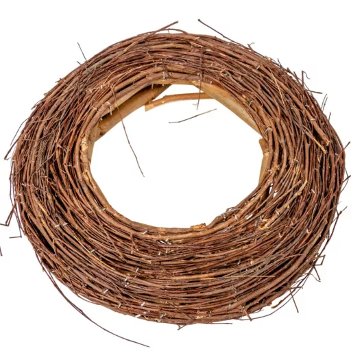 Fészek koszorú barna D30cm