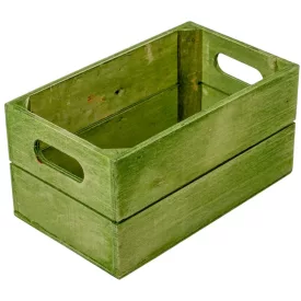 Rekesz country-zöld M10x20x12cm