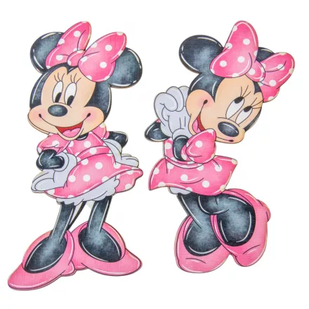 Nyomtatott dekorkarton Minnie egérke 18cm 2db-os