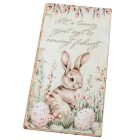 Nyomtatott fa tábla - Húsvéti RSZ téma 13x24,3cm