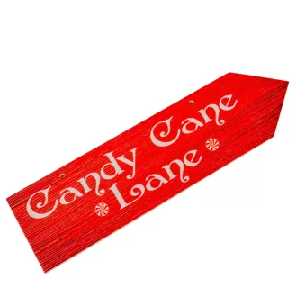 Nyomtatott fa nyíl Candy Cane Lane 30cm