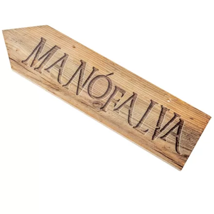 Nyomtatott fa nyíl  Manófalva 30cm