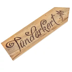 Nyomtatott fa nyíl Tündérkert 30cm