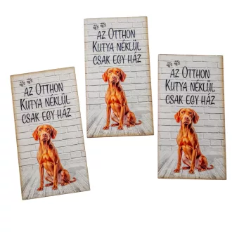 Nyomtatott dekorkarton - Az otthon...- Vizsla 9,5m 3db-os