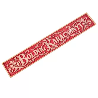Nyomtatott dekorkarton ládára vintage bordó 24cm