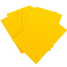 Barkács filc lap A4 méret sárga 2mm 10db-os