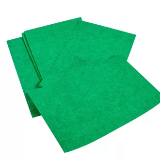 Barkács filc lap A4 méret sötétzöld 2mm 10db-os