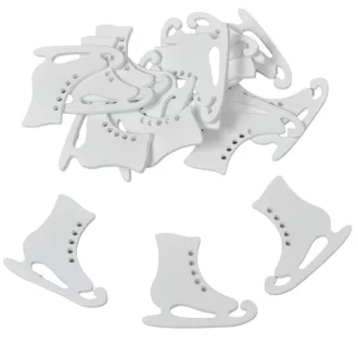 Korcsolya fa fehér 5cm 15db-os