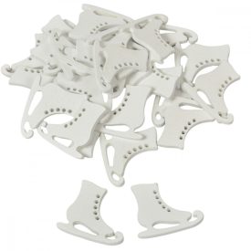 Korcsolya fa fehér 3cm 30db-os