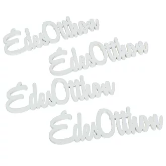 Édes otthon felirat fehér 15 cm 4db-os