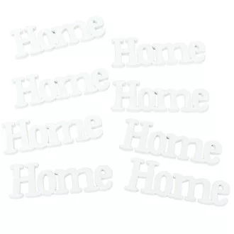 HOME felirat fehér 8cm 8db-os