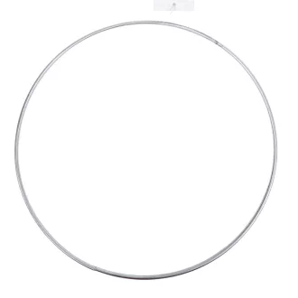 Fém karika ezüst 25cm