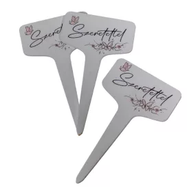 Fa beszúros tábla szögletes Szeretettel 11cm 3db-os