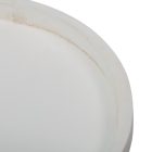 Fa tálca kerek peremes fehér D26cm