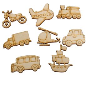 Natúr fa járművek 3-4cm 8db-os
