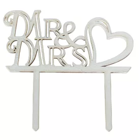 MR&MRS beszúrós fehér 12cm