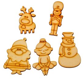 Natúr fa kari figura 5 cm 5 db-os