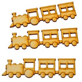 Natúr fa vonat 10cm 3db-os
