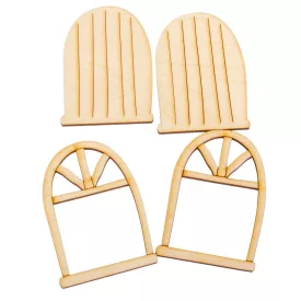 Natúr fa - Tündérajtó keretes 9cm 2db-os