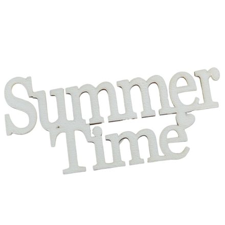 Fa Summer Time felirat fehér 17cm