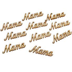 Natúr fa Mama felirat 5cm 10db-os