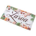 Nyomtatott fa tábla Zárva-Nyitva téli mézeskalácsos 24,3x13cm