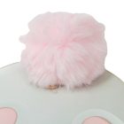 Nyomtatott dekorkarton Nyuszi popi rózsaszín 20cm