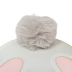 Nyomtatott dekorkarton Nyuszi popi szürke 20cm