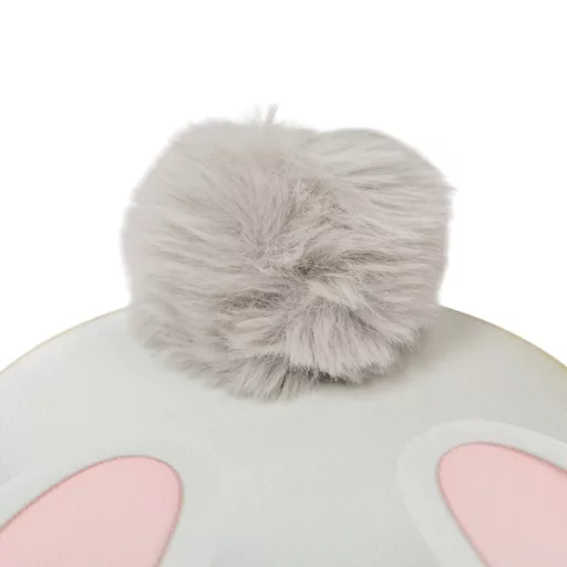 Nyomtatott dekorkarton Nyuszi popi szürke 20cm
