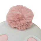 Nyomtatott dekorkarton Nyuszi popi mályva 20cm