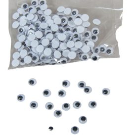 Mozgó szemek kerek 0,7cm 200db-os
