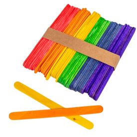 Fa spatula színes 1cmx11cm 50db-os