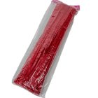 Zsenília drót bordó 30cm 100db-os