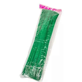 Zsenília drót 30cm fenyőzöld 100db-os