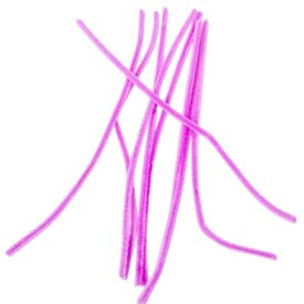 Zsenília drót lila 30cm 100db-os