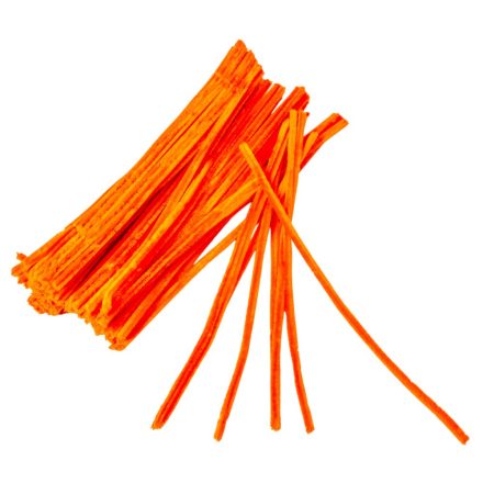 Zsenília drót narancs 100db-os