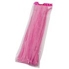 Zsenília drót rózsaszín 30cm 100db-os