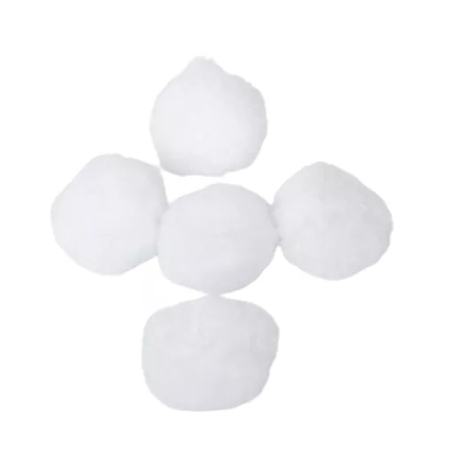 Hógolyó fehér 2,5cm 50db-os