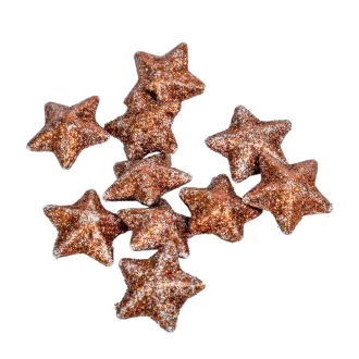 Glitteres polisztirol csillag csoki 2cm