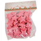 Glitteres polisztirol csillag rózsaszín 3,5cm