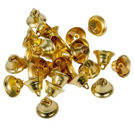 Csengő fém arany 1cm 30db-os
