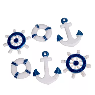Hajós vegyes formák poly 4-6cm 6db-os