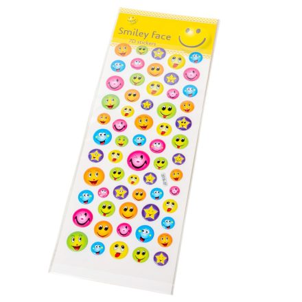 Öntapadós mosolygós arcok 2cm 55db/lap